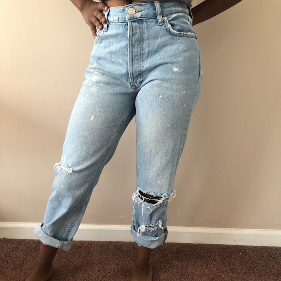 Zara midrise crop length jeans - Picture 6 of 8